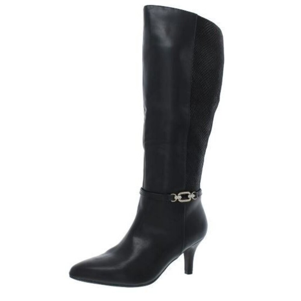Karen Scott FREYLN Comfort Insole Knee-High Boots Black Size 5M – New in Box
